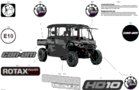 2024 North America - Defender MAX HD10 - LTD CAB - 6MRC - Asphalt Grey - 67" Width CALI