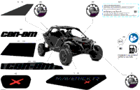 2024 North America - Maverick R 996NT - X - 8GRF - Timeless Black Metallic - 77" Width CALI