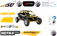 2024 North America - Maverick R 996NT - XRS - 7ARA - Neo Yellow - 77" Width CALI