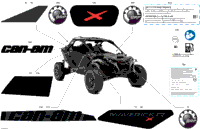 2024 North America - Maverick R 996NT - X - 8GRE - Timeless Black Metallic - 77" Width