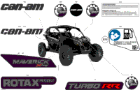 2024 North America - Maverick Turbo RR - XRS STD - 7TRE - Timeless Black Metallic - 72" Width CALI