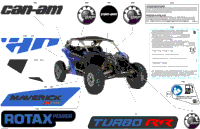 2024 North America - Maverick Turbo RR - XRS STD - 7TRK - Dazzling Blue - 72" Width