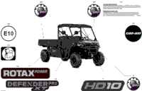 2024 North America - Defender PRO HD10 - XT - 6ERC - Timeless Black Metallic - 64" Width CALI