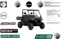 2024 North America - Defender MAX HD9 - BASE - 8DRB - Tundra Green - 62" Width