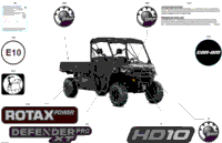 2024 North America - Defender PRO HD10 - XT - 6ERD - Timeless Black Metallic - 64" Width