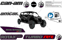 2024 North America - Maverick MAX Turbo RR - XDS - 7VRE - Timeless Black Metallic - 64" Width CALI