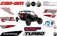 2024 North America - Maverick MAX Turbo - RS - 7YRL - Fiery Red Metallic - 72" Width CALI