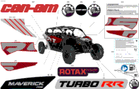 2024 North America - Maverick MAX Turbo RR - RS - 7YRD - Fiery Red Metallic - 72" Width