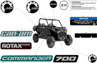 2024 North America - Commander 700 EFI - DPS - 9PRA - Tundra Green - 60" Width CALI
