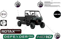2024 North America - Defender PRO HD10 - DPS - 6ARA - Tundra Green - 64" Width CALI