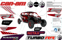 2024 North America - Maverick MAX Turbo RR - XRS Smart Shock - 9NRD - Fiery Red Metallic - 72" Width SAS