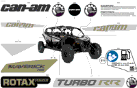 2024 North America - Maverick MAX Turbo RR - RS - 7YRE - Catalyst Gray - 72" Width CALI