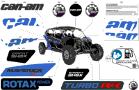 2024 North America - Maverick MAX Turbo RR - XRS Smart Shock - 9NRL - Dazzling Blue - 72" Width SAS CALI