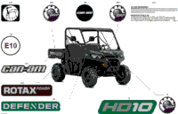 2024 North America - Defender HD10 - DPS - 8BRA - Tundra Green - 64" Width CALI