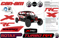 2024 North America - Maverick MAX Turbo RR - XRC - 9MRF - Hybrid White Pearl - 72" Width
