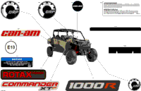 2024 North America - Commander MAX 1000R EFI - XTP - 6CRA - Macchiato Satin - 64" Width CALI