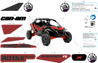 2024 North America - Maverick R 996NT - X - 8GRC - Legion Red - 77" Width