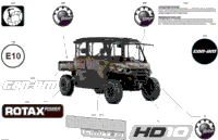 2024 North America - Defender HD10 - LTD CAB - 8JRE - Wildland Camo - 67" Width CALI