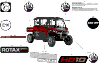 2024 North America - Defender HD10 - LTD CAB - 8JRA - Fiery Red Metallic - 67" Width CALI
