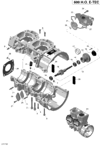 2018 SKANDIC 600HO E-TEC