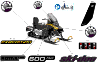 2024 Asia - EXPEDITION 600 ACE - SPORT - KCRB - Neo Yellow - 154X16X1.5CH Track