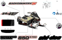2024 North America - BACKCOUNTRY 850 E-TEC - X - UKRA - Northern Lichen - 146X15X1.6C Track
