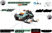 2024 North America - BACKCOUNTRY 850 E-TEC - X-RS - UYRP - Neo Mint - 146X15X1.6IC Track