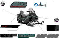 2024 North America - GRAND TOURING 900 ACE - LE with Luxury Package - EBRB - Tundra Green - 137X15X1.25ST3IR Track