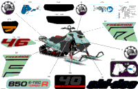 2024 North America - FREERIDE 850 E-TEC Turbo R - 146 - VKRA - Neo Mint - 146X15X2.5P Track