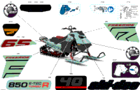 2024 North America - FREERIDE 850 E-TEC Turbo R - 165 - VDRE - Neo Mint - 165X15X3P4 Track