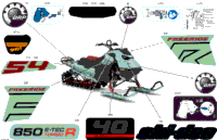 2024 North America - FREERIDE 850 E-TEC Turbo R - 154 - VDRB - Neo Mint - 154X15X2.5P Track