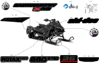 2024 North America - BACKCOUNTRY 850 E-TEC - X-RS - UZRM - Deep Black - 154X16X2.5PII Track