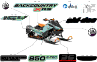 2024 North America - BACKCOUNTRY 850 E-TEC - X-RS - UZRP - Neo Mint - 154X16X2.5PII Track