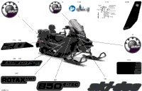 2024 North America - EXPEDITION 850 E-TEC - SE - AGRE - Deep Black - 154X20X1.8CST8 Track