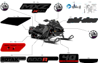 2024 North America - MXZ 600R E-TEC - X-RS - MZRK - Deep Black - 129X15X1.25RS Track