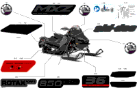 2024 North America - MXZ 850 E-TEC - Adrenaline with Blizzard Package - UDRC - Deep Black - 137X15X1.25IR Track