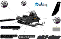 2024 Europe - TUNDRA 600 ACE - LE - GNRB - Deep Black - 154X16X1.5CH Track