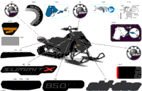 2024 Europe - SUMMIT 850 E-TEC - X with Expert Package - TGRL - Deep Black - 165X16X3P4 Track