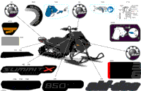 2024 Europe - SUMMIT 850 E-TEC - X with Expert Package - TGRJ - Deep Black - 154X16X3P4 Track