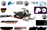 2024 Europe - SUMMIT 850 E-TEC - Adrenaline with Edge Package - CGRF - Northern Lichen - 154X16X3P4F Track