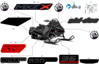 2024 North America - MXZ 850 E-TEC - X - UURA - Deep Black - 129X15X1.25RS Track