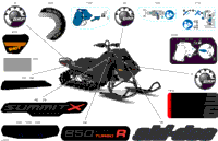 2024 Europe - SUMMIT 850 E-TEC Turbo R - X with Expert Package - TSRF - Deep Black - 154X16X3P4 Track