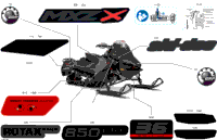 2024 North America - MXZ 850 E-TEC - X - UPRL - Deep Black - 137X15X1.5IR Track