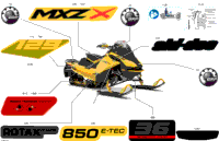 2024 North America - MXZ 850 E-TEC - X - UURF - Neo Yellow - 129X15X1.5IR Track