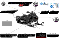 2024 Europe - BACKCOUNTRY 850 E-TEC - X-RS - UZRS - Deep Black - 154X16X2.5PII Track