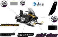 2024 Europe - EXPEDITION 900 ACE - SPORT - KDRB - Neo Yellow - 154X16X1.5CH Track