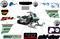 2024 Europe - FREERIDE 850 E-TEC Turbo R - 154 - VDRK - Neo Mint - 154X15X3P4 Track