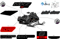 2024 North America - MXZ 850 E-TEC - X-RS - MVRK - Deep Black - 129X15X1.5IR Track