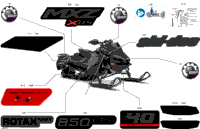 2024 North America - MXZ 850 E-TEC - X-RS - MYRE - Deep Black - 137X15X1.25RS Track