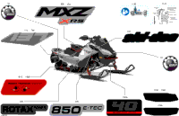 2024 North America - MXZ 850 E-TEC - X-RS - MYRJ - Hyper Silver - 137X15X1.25IR Track